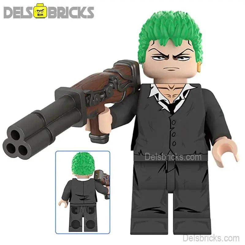Roronoa Zoro One Piece Lego Anime Minifigures Custom Toys 8 - Minifigure Toys