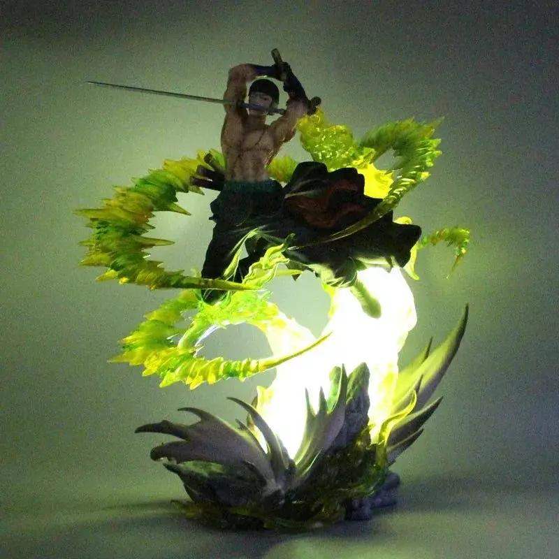 Zoro Santoryu Armament Haki LED One Piece Figure Collectible - ToylandEU