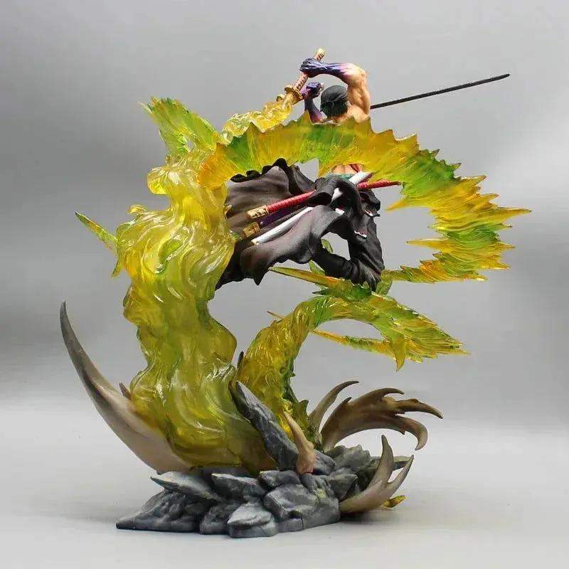 Zoro Santoryu Armament Haki LED One Piece Figure Collectible - ToylandEU