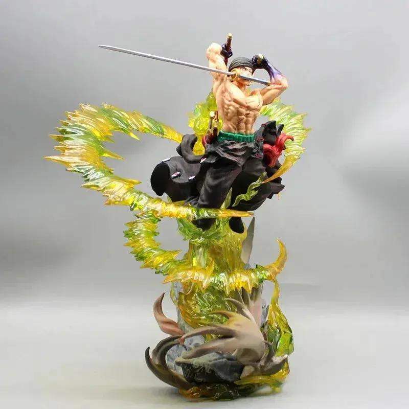 Zoro Santoryu Armament Haki LED One Piece Figure Collectible - ToylandEU