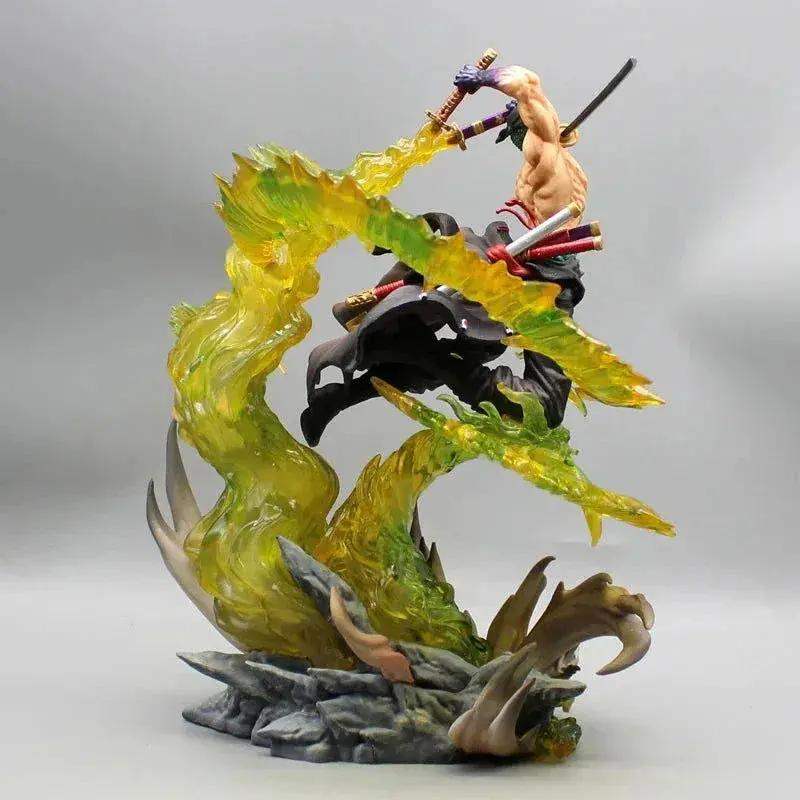 Zoro Santoryu Armament Haki LED One Piece Figure Collectible - ToylandEU