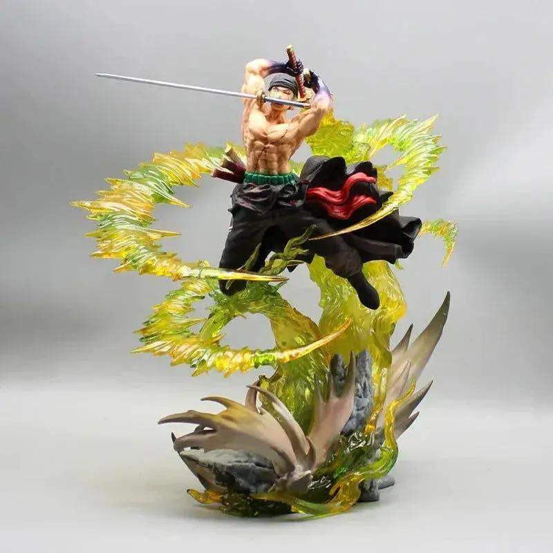 Zoro Santoryu Armament Haki LED One Piece Figure Collectible - ToylandEU