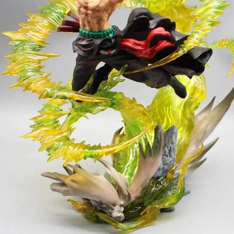Zoro Santoryu Armament Haki LED One Piece Figure Collectible - ToylandEU