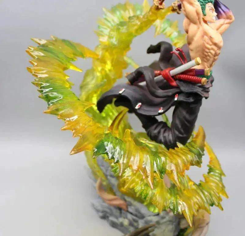 Zoro Santoryu Armament Haki LED One Piece Figure Collectible - ToylandEU