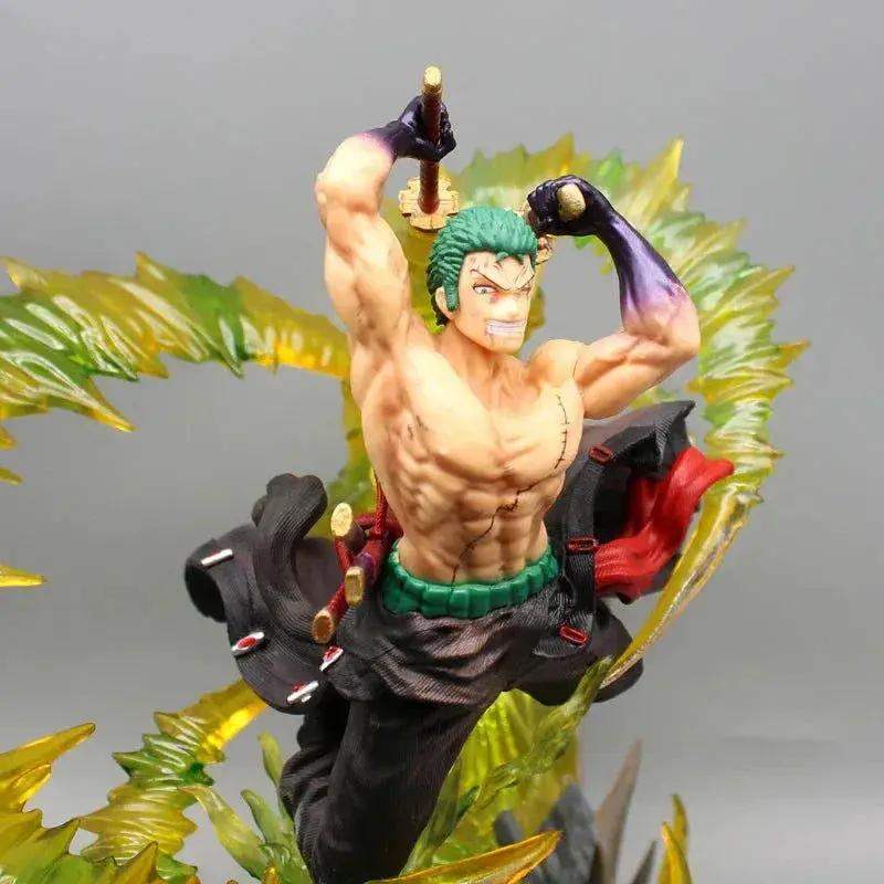 Zoro Santoryu Armament Haki LED One Piece Figure Collectible - ToylandEU