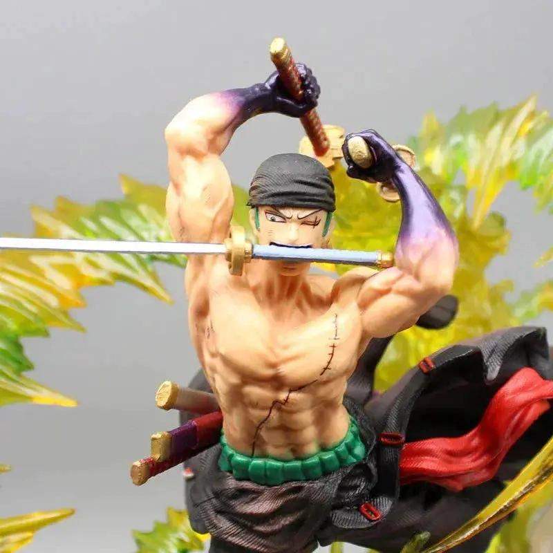 Zoro Santoryu Armament Haki LED One Piece Figure Collectible - ToylandEU