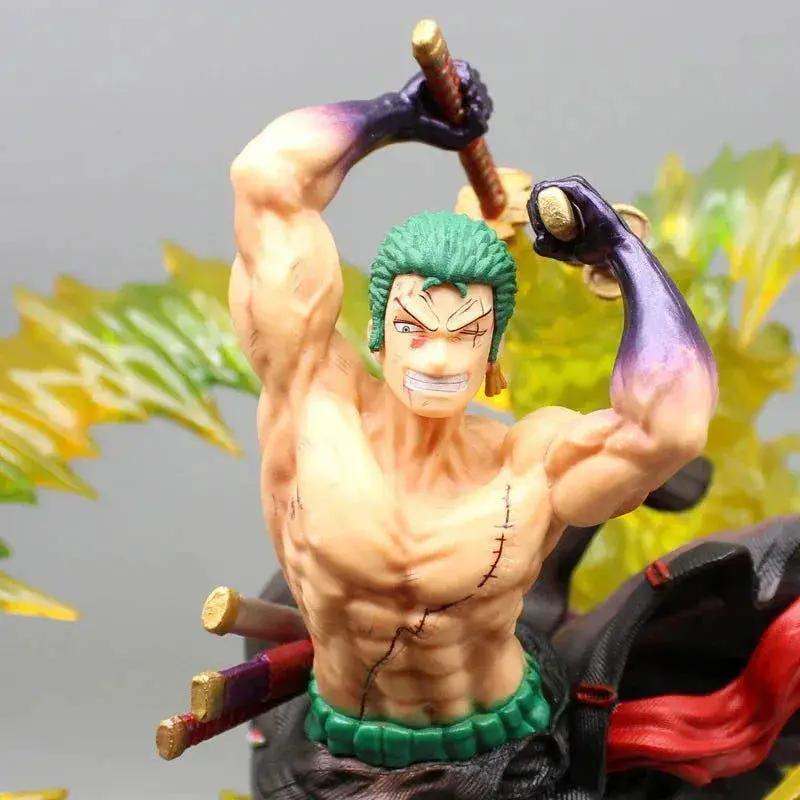 Zoro Santoryu Armament Haki LED One Piece Figure Collectible - ToylandEU