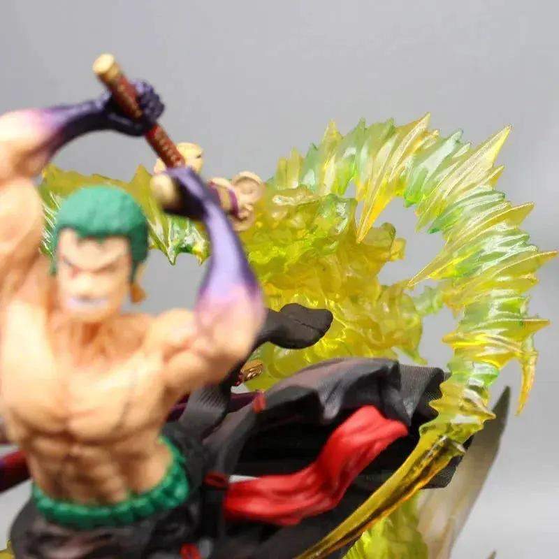 Zoro Santoryu Armament Haki LED One Piece Figure Collectible - ToylandEU