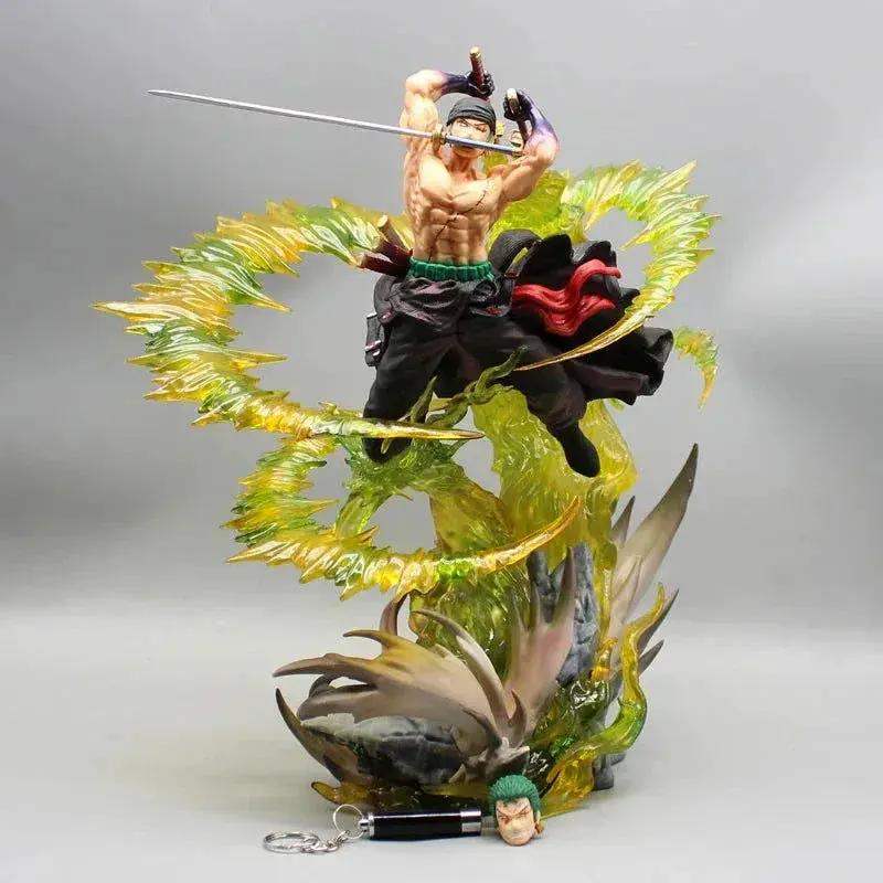 Zoro Santoryu Armament Haki LED One Piece Figure Collectible - ToylandEU