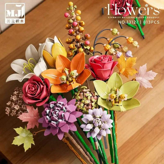  Lego Compatible Rose Bouquet Building Blocks Gift Idea -  ToylandEU™