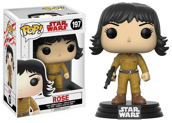 Rose The Last Jedi Funko Pop With PopShield Protector - ToylandEU