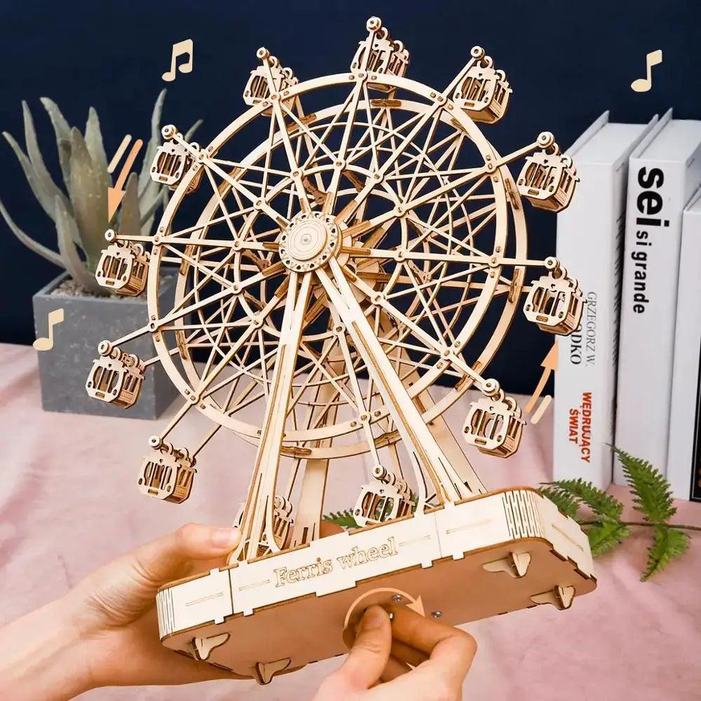  Rotatable 3D Ferris Wheel Wooden Model Kit CE Certified -  ToylandEU™
