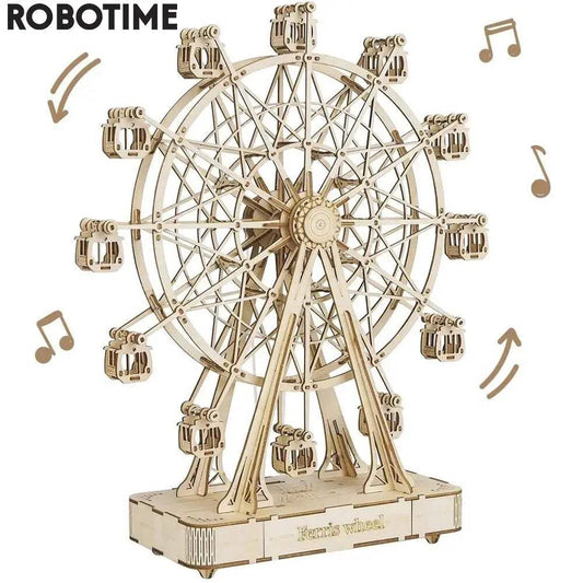 Rotatable 3D Ferris Wheel Wooden Model Kit CE Certified -  ToylandEU™