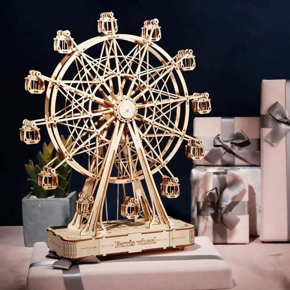  Rotatable 3D Ferris Wheel Wooden Model Kit CE Certified -  ToylandEU™
