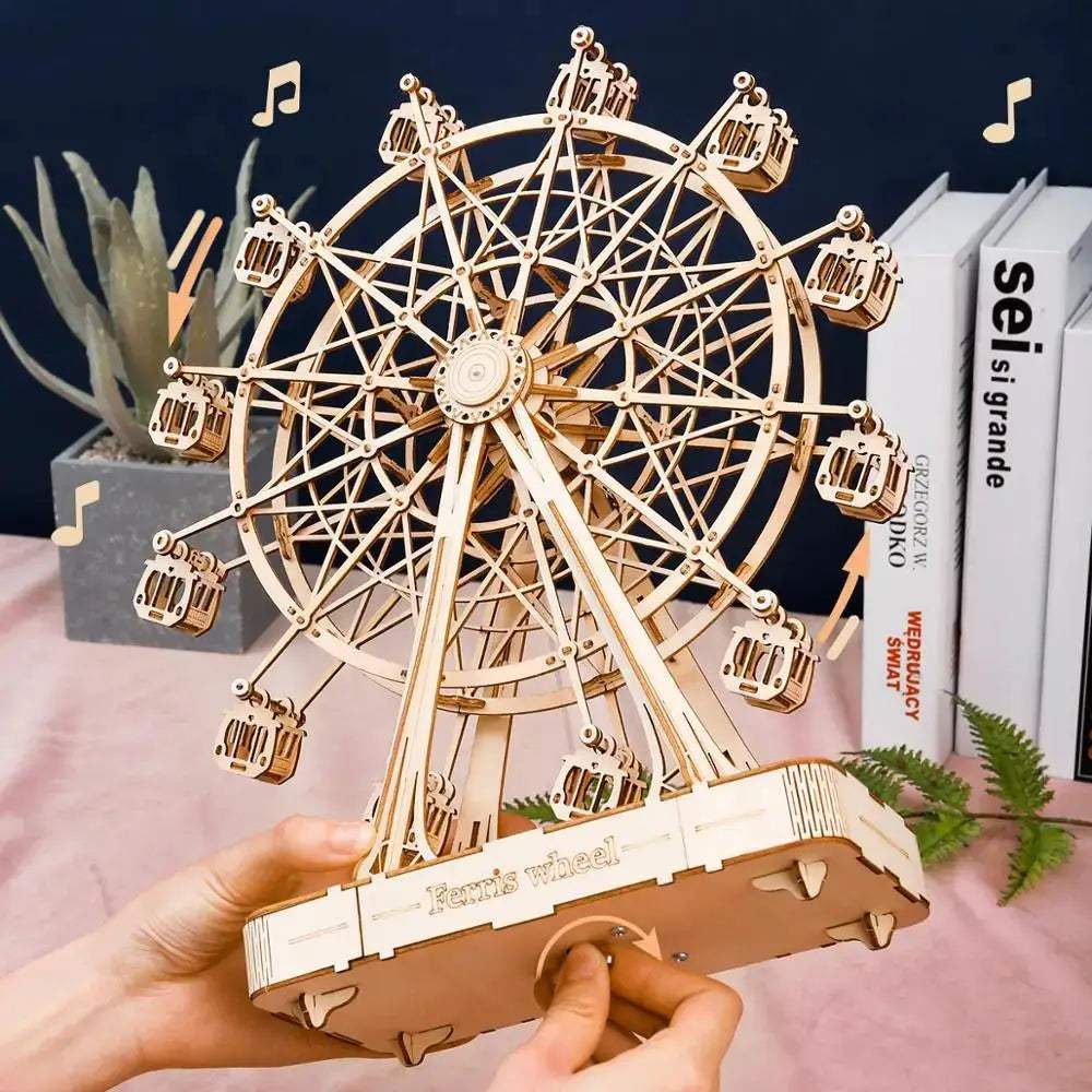  Rotatable 3D Ferris Wheel Wooden Model Kit CE Certified -  ToylandEU™