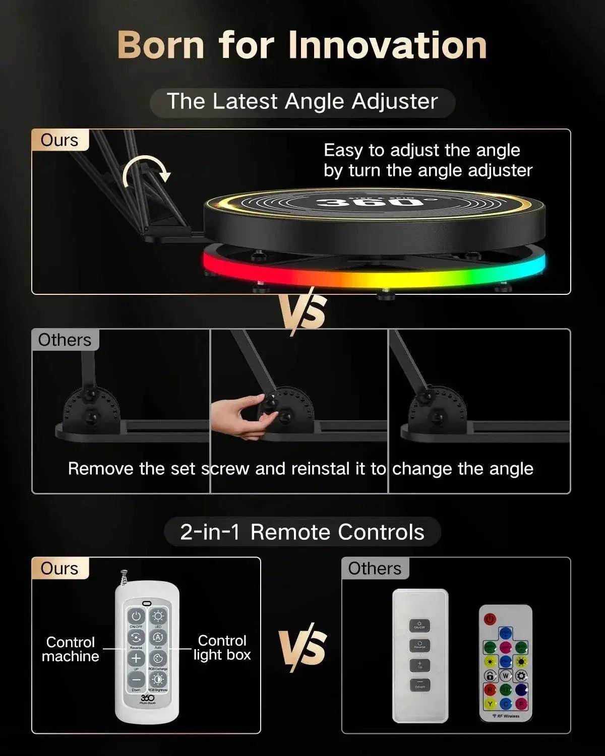  Rotating 360 Photo Booth Machine for Video App Control -  ToylandEU™
