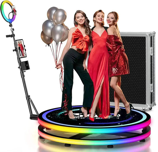  Rotating 360 Photo Booth App Control RGB Ring Light -  ToylandEU™