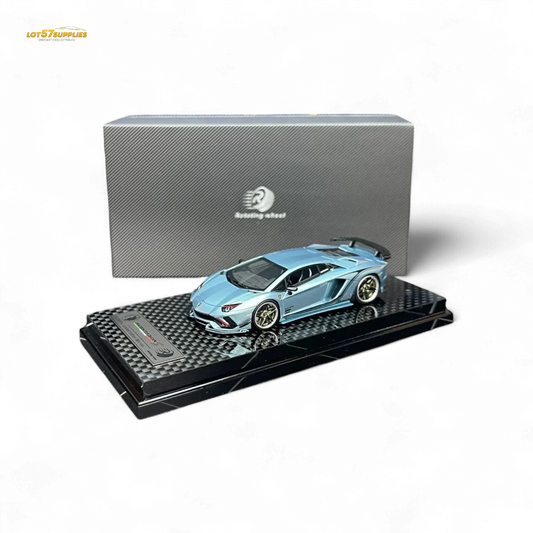  Rowen Aventador S 1:64 Resin Model Ice Blue -  ToylandEU™