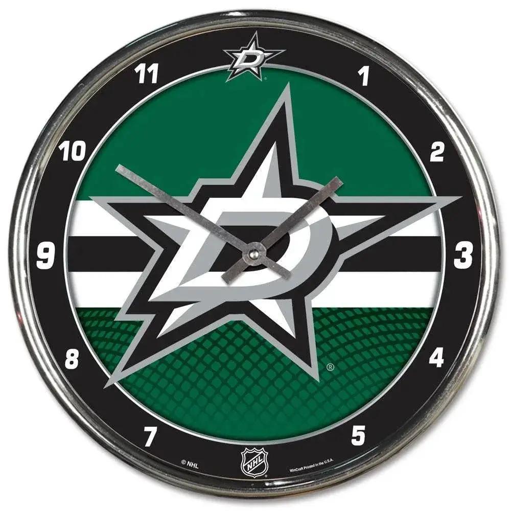  Dallas Stars Round Chrome Wall Clock 12 Inch Retro -  ToylandEU™