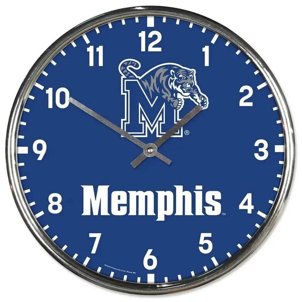  Memphis Tigers Round Chrome Wall Clock 12 Inch Display -  ToylandEU™