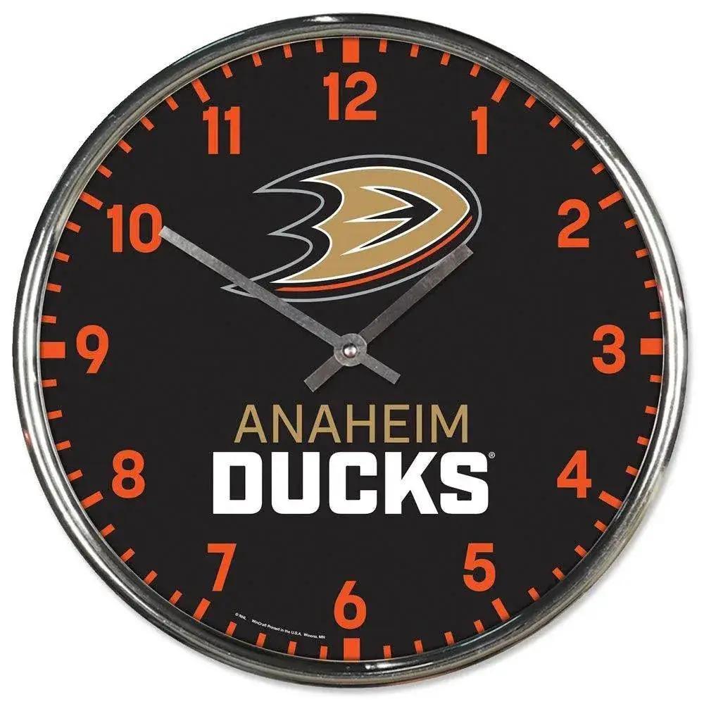  Anaheim Ducks Chrome Round Wall Clock Office Decor Style -  ToylandEU™