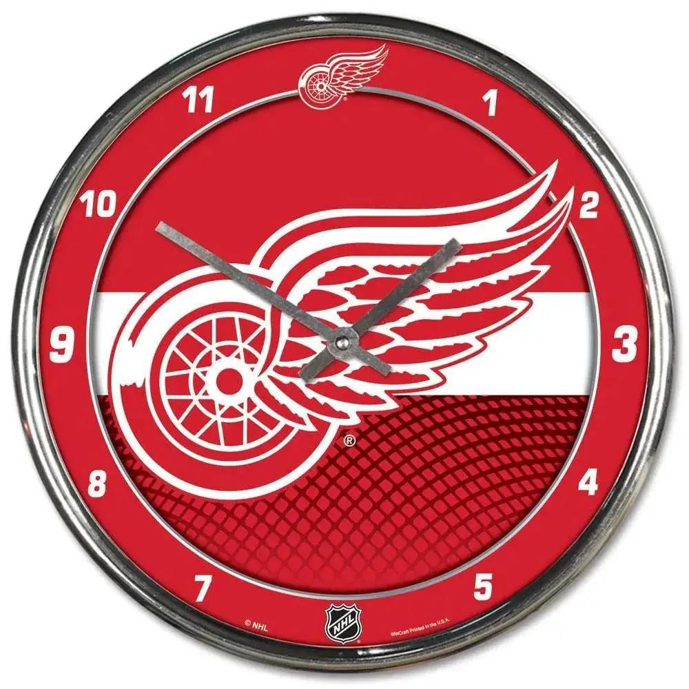  Detroit Red Wings Round Chrome Wall Clock -  ToylandEU™