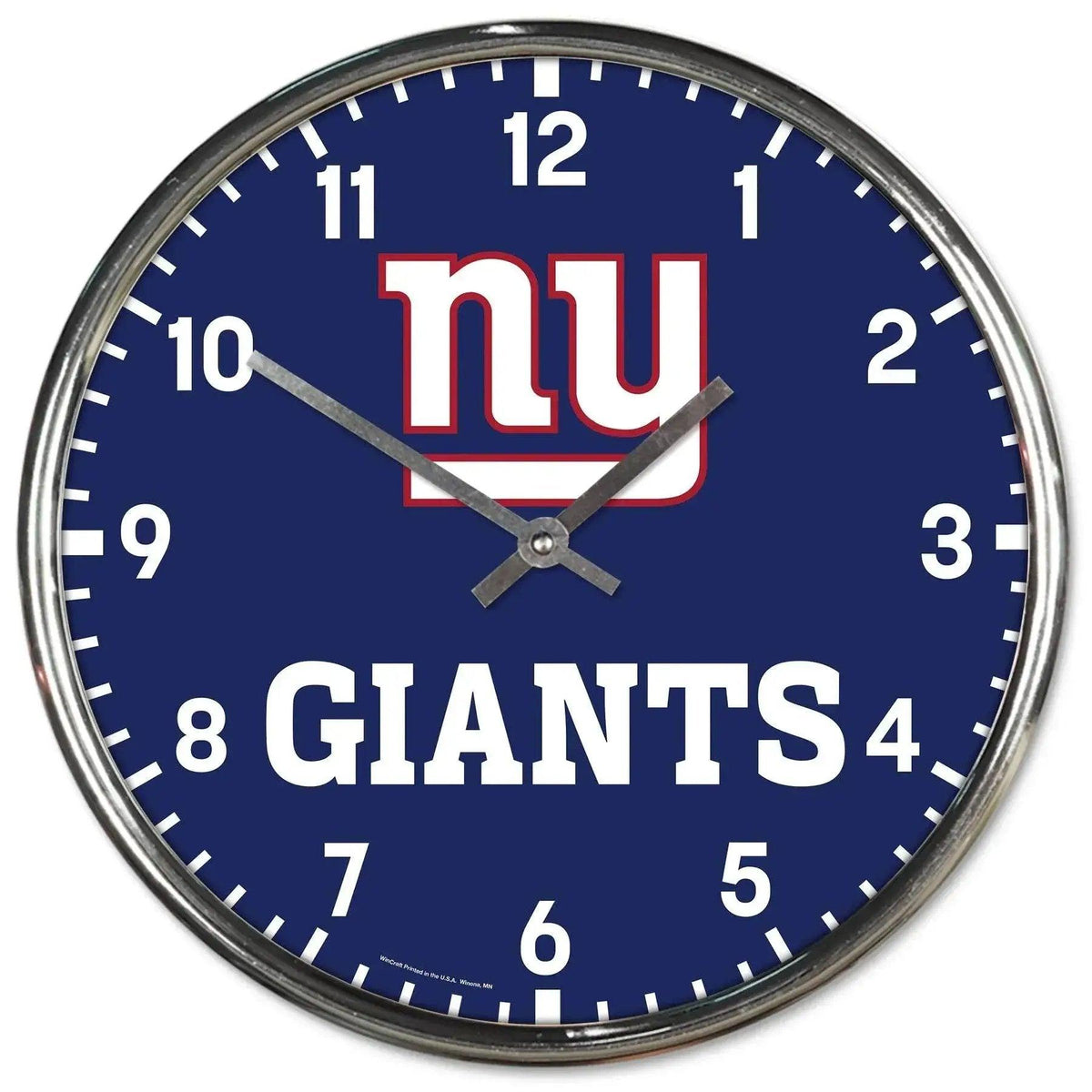  New York Giants Round Chrome Wall Clock -  ToylandEU™