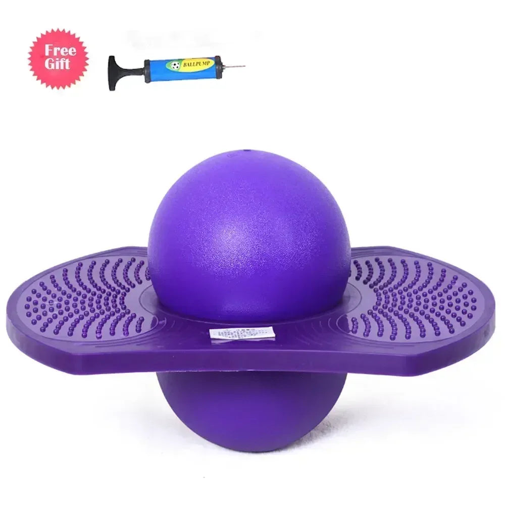 Rubber Balance Jump Board Ball 39 cm Pogo Ball for Jumping and Fitness - ToylandEU