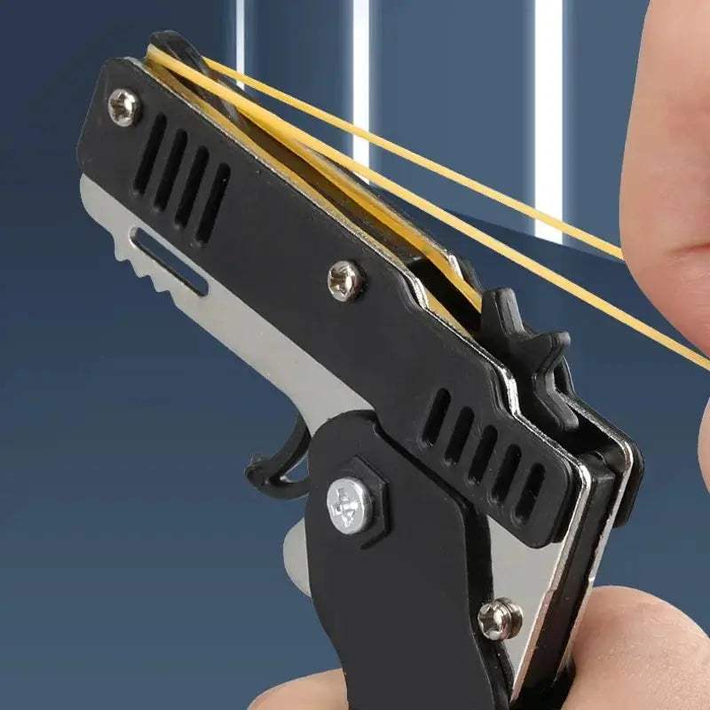 Rubber Band Gun Keychain Durable Toy For Kids Outdoors -  ToylandEU™
