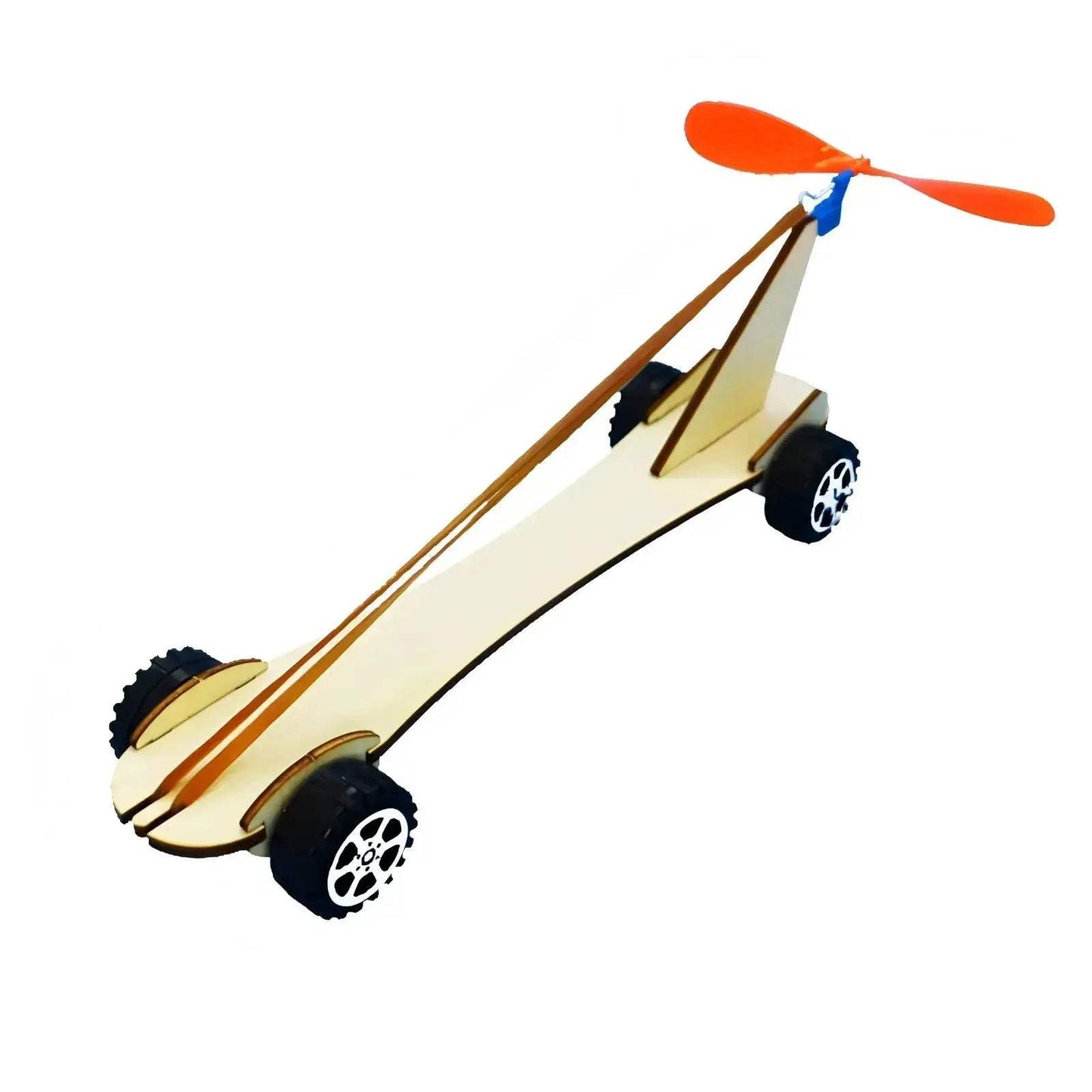 Rubber Band Powered Car Educational Toy For Kids Ages Eight - ToylandEU