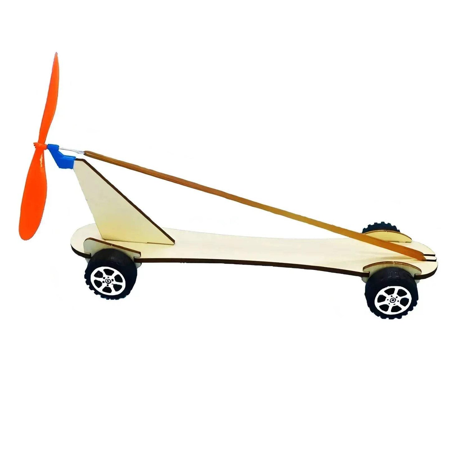 Rubber Band Powered Car Educational Toy For Kids Ages Eight - ToylandEU