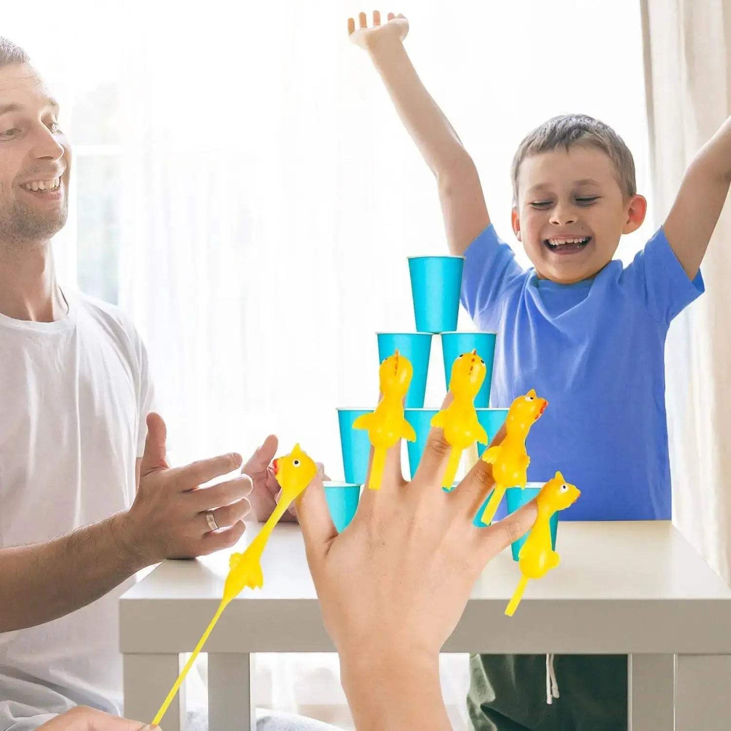 Rubber Chicken Slingshot Toy For Indoor Pranks And Outdoor Fun - ToylandEU
