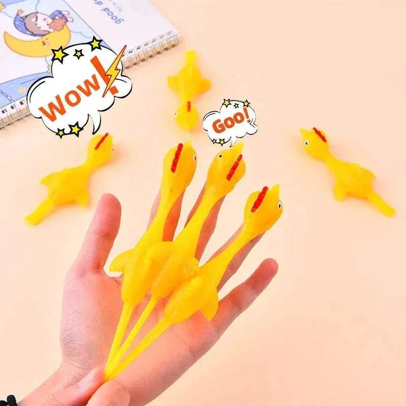Rubber Chicken Slingshot Toy For Indoor Pranks And Outdoor Fun - ToylandEU
