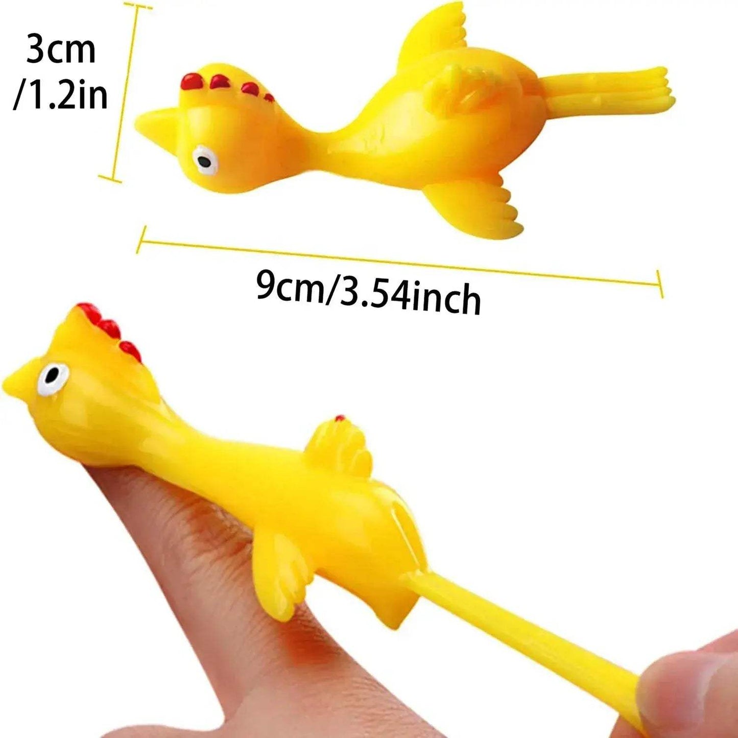 Rubber Chicken Slingshot Toy For Indoor Pranks And Outdoor Fun - ToylandEU