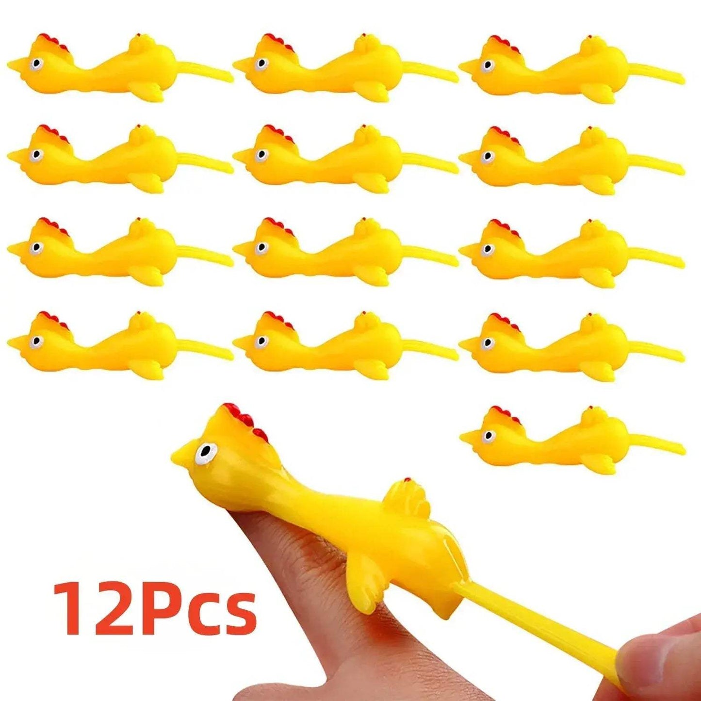 Rubber Chicken Slingshot Toy For Indoor Pranks And Outdoor Fun - ToylandEU