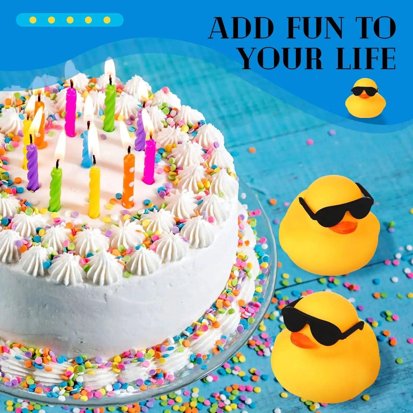  Rubber Duck Toys Squeak And Float For Pool Parties -  ToylandEU™