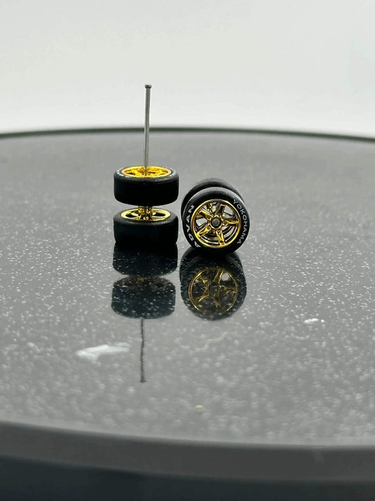Realistic Drive Rubber Wheels for Diecast Cars One Sixty Four - ToylandEU