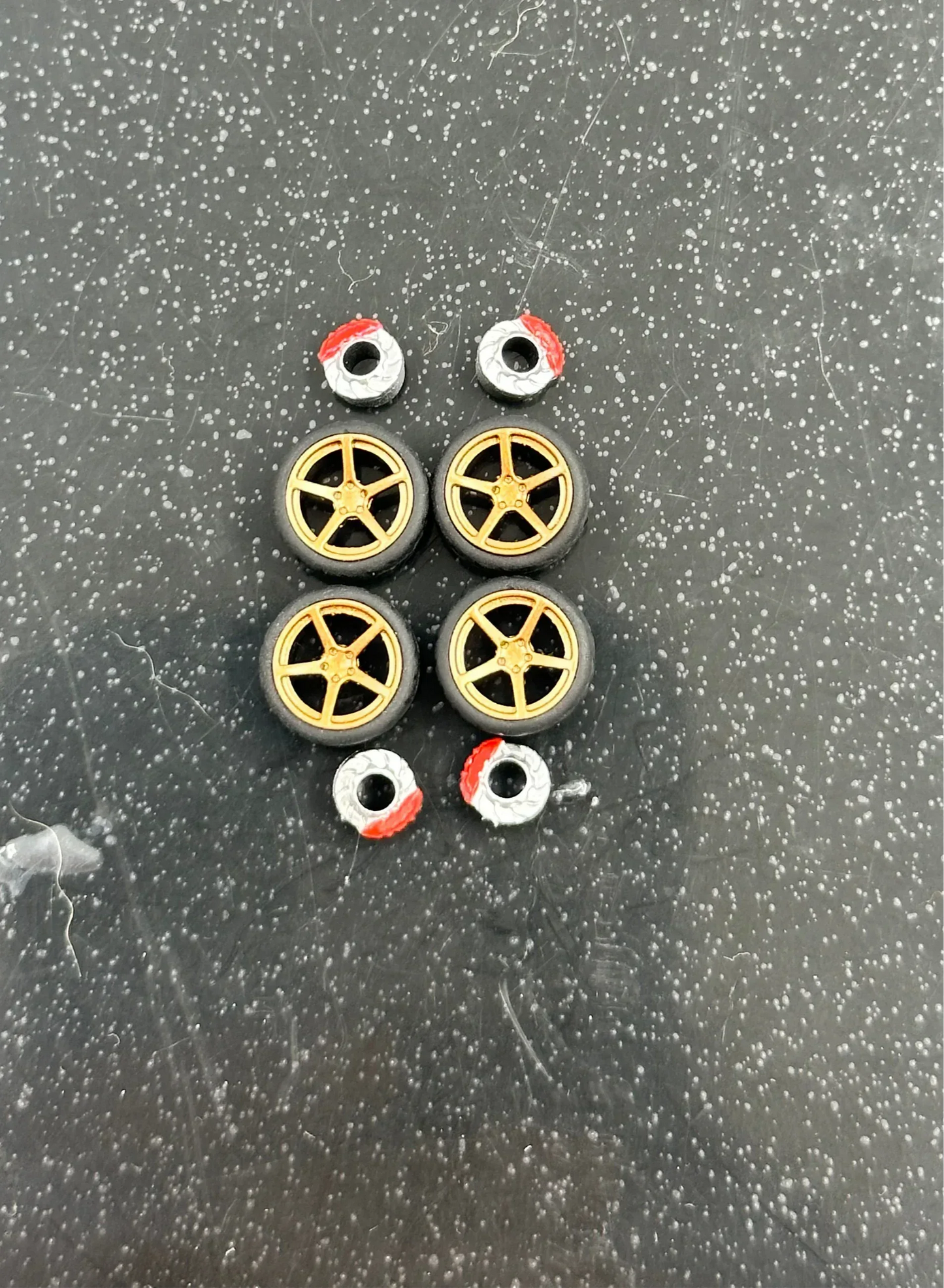 Realistic Drive Rubber Wheels for Diecast Cars One Sixty Four - ToylandEU