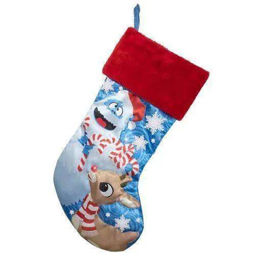  Rudolph Christmas Stocking Printed With Bumble 19 Inch -  ToylandEU™