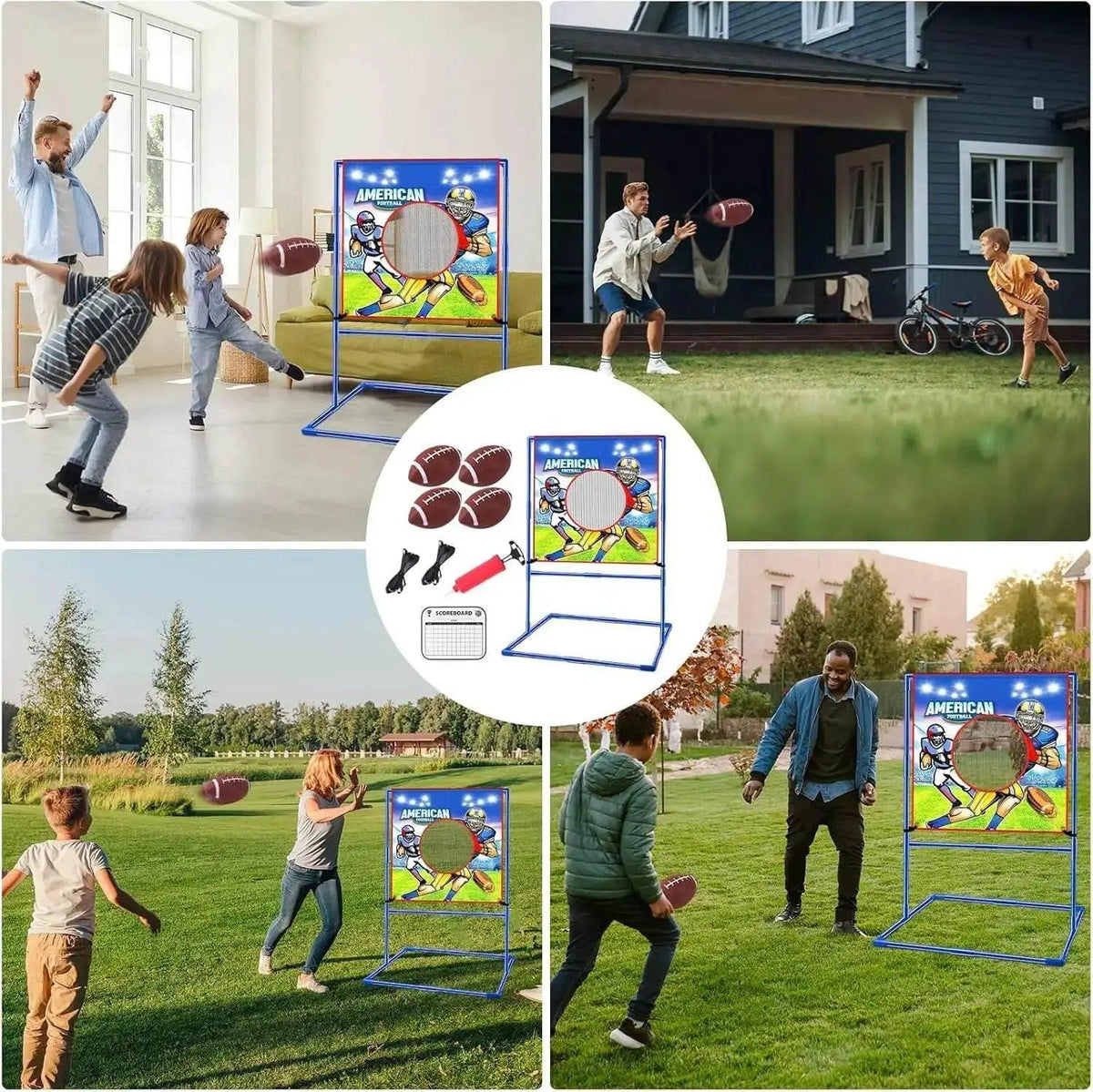  VATOS Rugby US Football Toss Target Games Indoor Outdoor Toy -  ToylandEU™