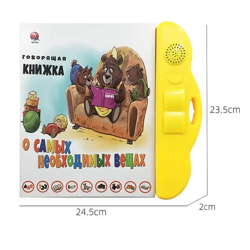 Russian Electronic Sound Book Educational Book Toy Kid Russian Language Reading Machine with Learning Pen for Early Learning - ToylandEU