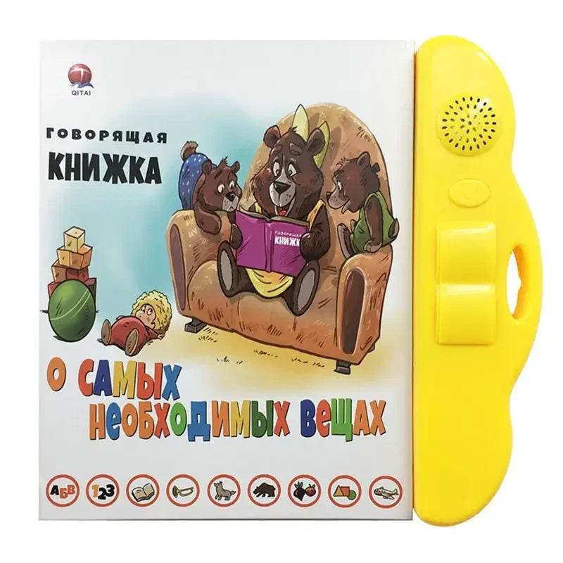 Russian Electronic Sound Book Educational Book Toy Kid Russian Language Reading Machine with Learning Pen for Early Learning - ToylandEU