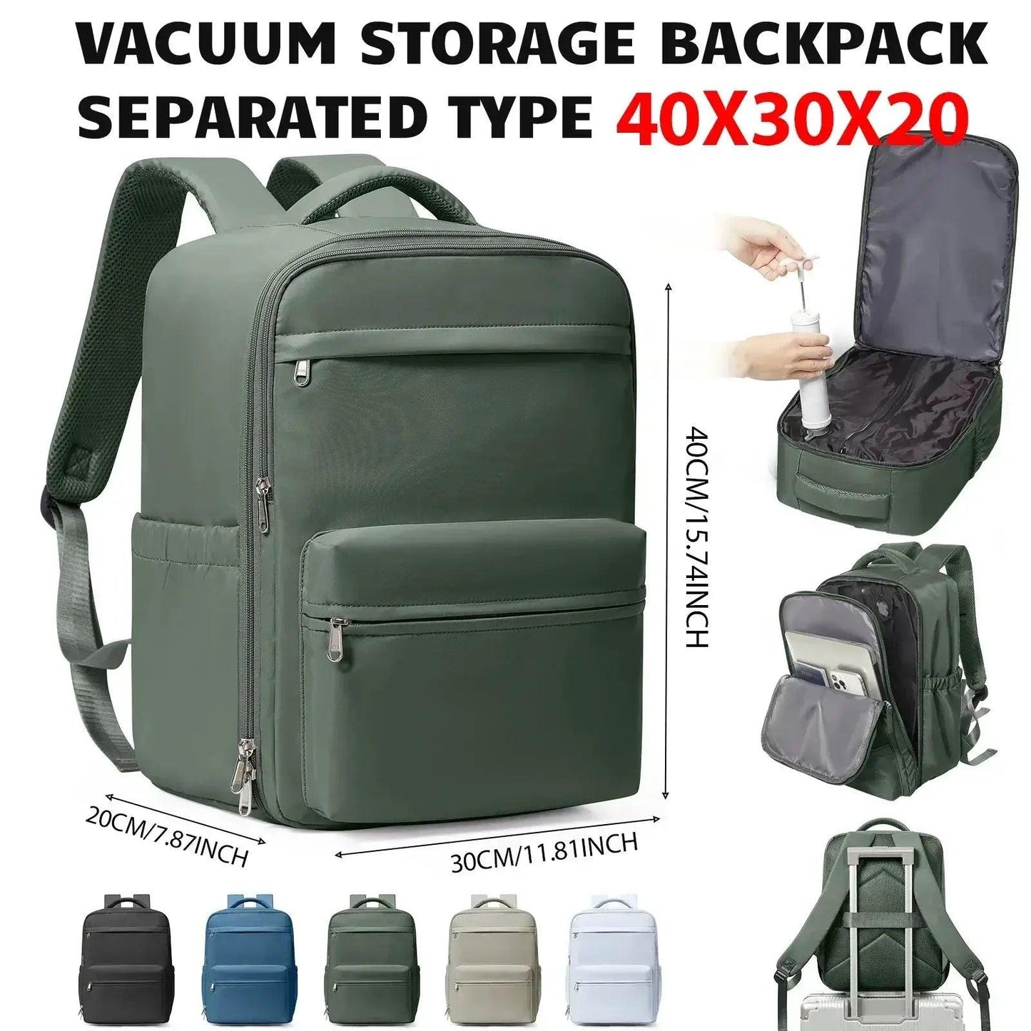  Ryanair Compatible Travel Backpack Vacuum Pump | FLCCCN -  ToylandEU™