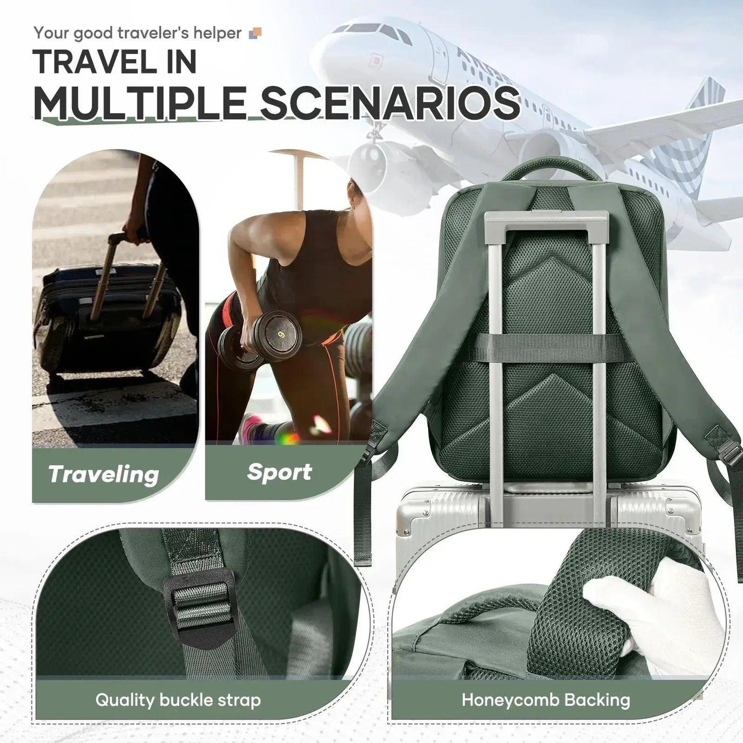  Ryanair Compatible Travel Backpack Vacuum Pump | FLCCCN -  ToylandEU™