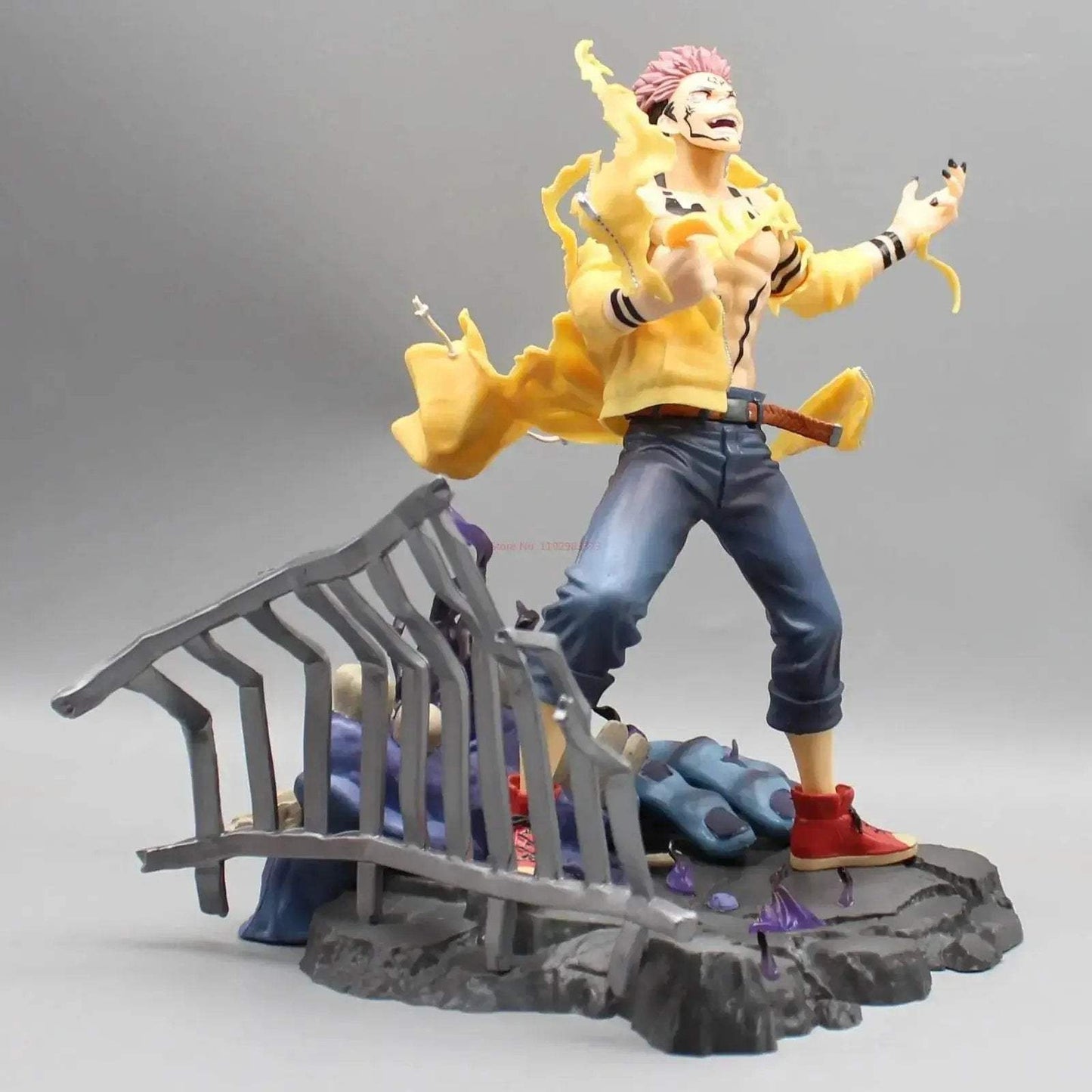 Imposing Ryomen Sukuna Action Figure 25 Cm Jujutsu Kaisen Collectible - ToylandEU