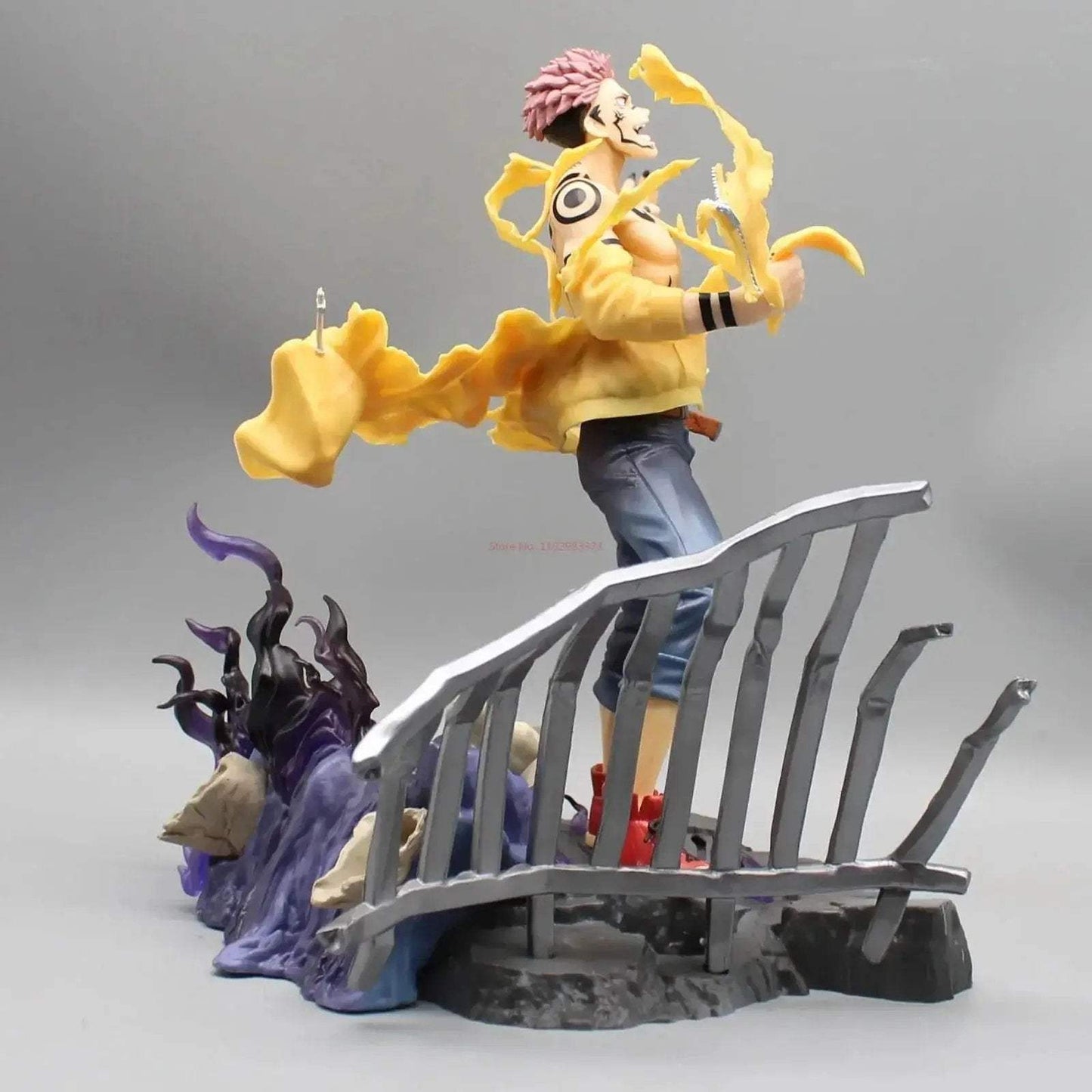 Imposing Ryomen Sukuna Action Figure 25 Cm Jujutsu Kaisen Collectible - ToylandEU