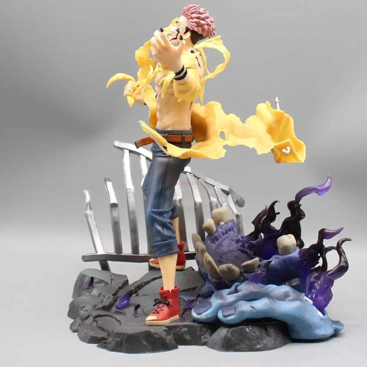 Imposing Ryomen Sukuna Action Figure 25 Cm Jujutsu Kaisen Collectible - ToylandEU