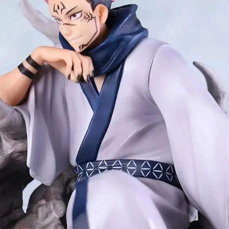 Ryomen Sukuna Figure 40 Cm Throne King Of Curses Detailing - ToylandEU