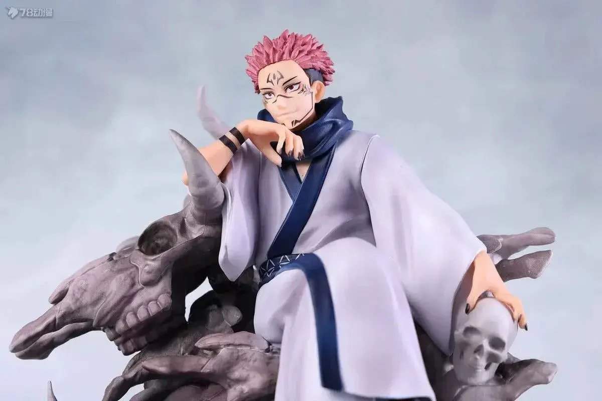 Ryomen Sukuna Figure 40 Cm Throne King Of Curses Detailing - ToylandEU
