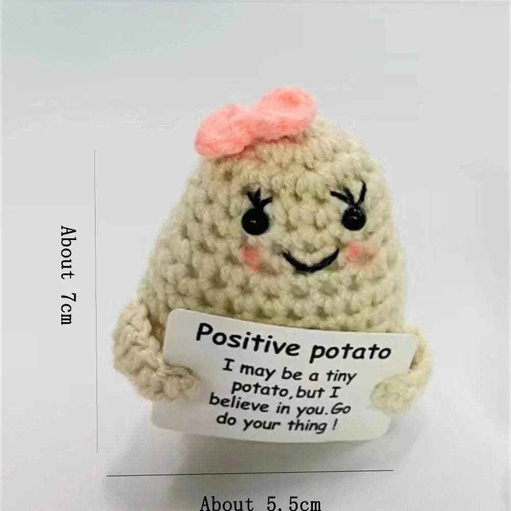 Positive Cute Potato Home Room Decor Mini Plush Doll - ToylandEU